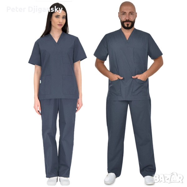 Медицински комплект COLOMBO - цвят въглен, снимка 1