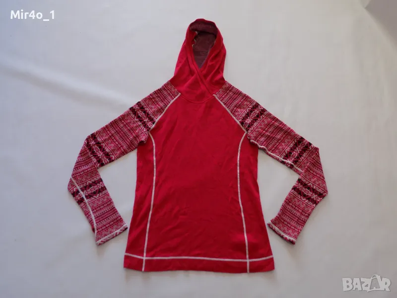 блуза akini merino wool фанела худи горнище елек туризъм планина дамска спорт оригинална L, снимка 1