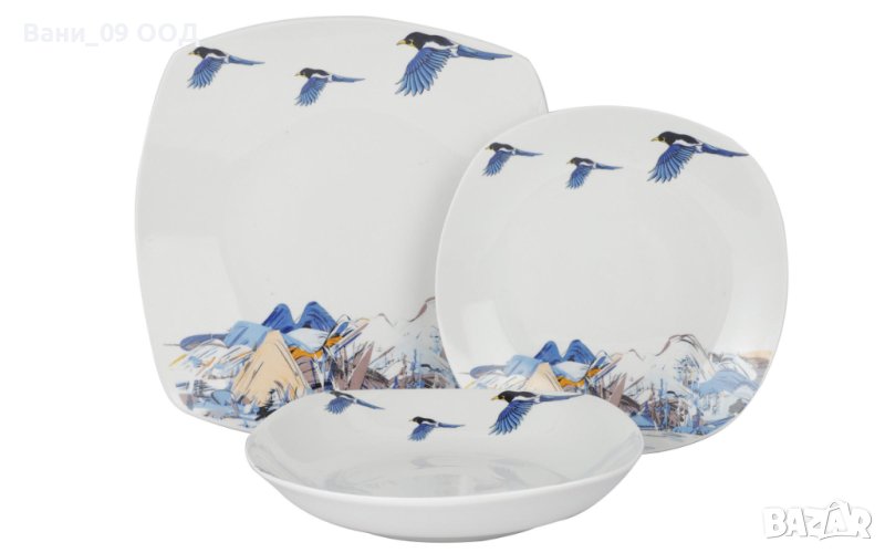 Порцеланов сервиз за хранене "Птички", снимка 1