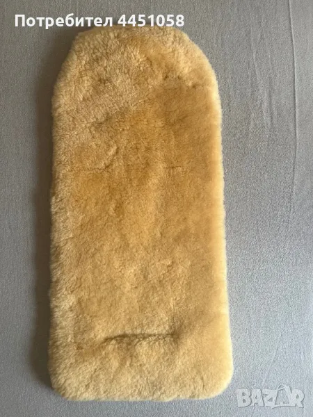 Топла подложка за детска количка от овча вълна, снимка 1