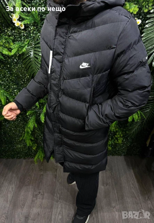 Nike Мъжко Черно Дълго Зимно Яке Код ST-15, снимка 1