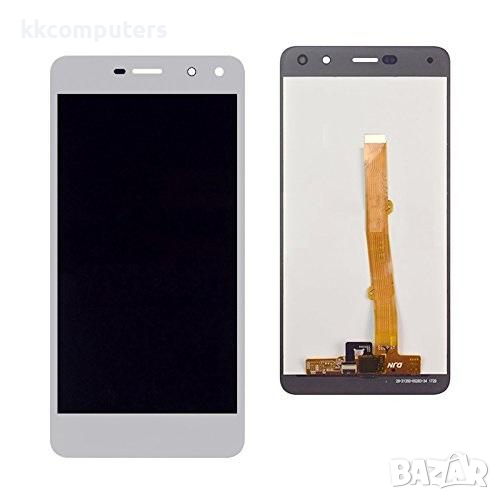 Съвместим HQ LCD Дисплей за Huawei Y9 (2018)+ тъч скрийн /Бял/, снимка 1