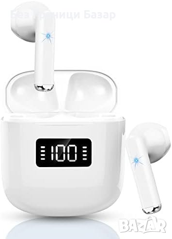 Нови слушалки Безжични Earbuds, ENC Шумопотискане, Hi-Fi Звук, LED Дисплей, снимка 1