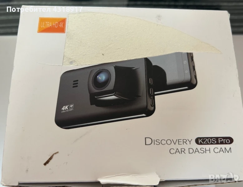 Видеорегистратор K20s pro 4k Wi-FI, снимка 1