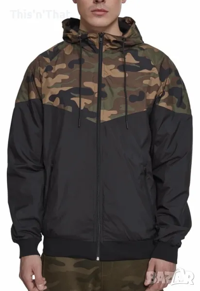 Urban Classics Windbreaker Men's Transition Jacket Pattern Arrow Windrunner, снимка 1