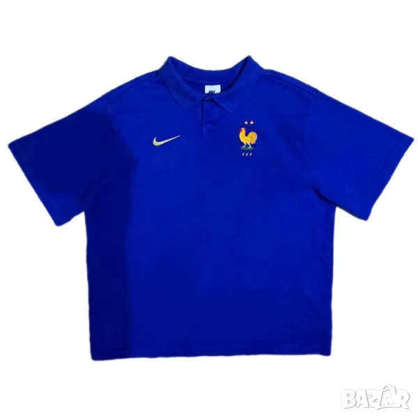 Мъжка тениска с яка Nike x France | L размер, снимка 1