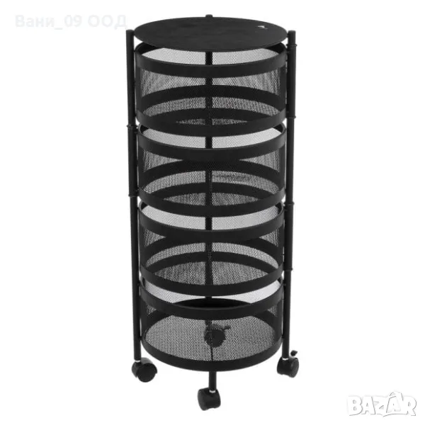 Сервизна количка с въртящи се кошници , снимка 1