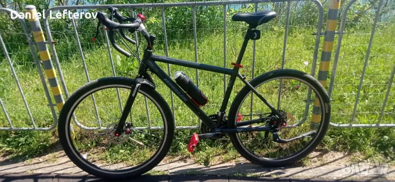 Шосейка/Gravel с рамка от MTB и пружинна вилка Suntour Swing, снимка 1