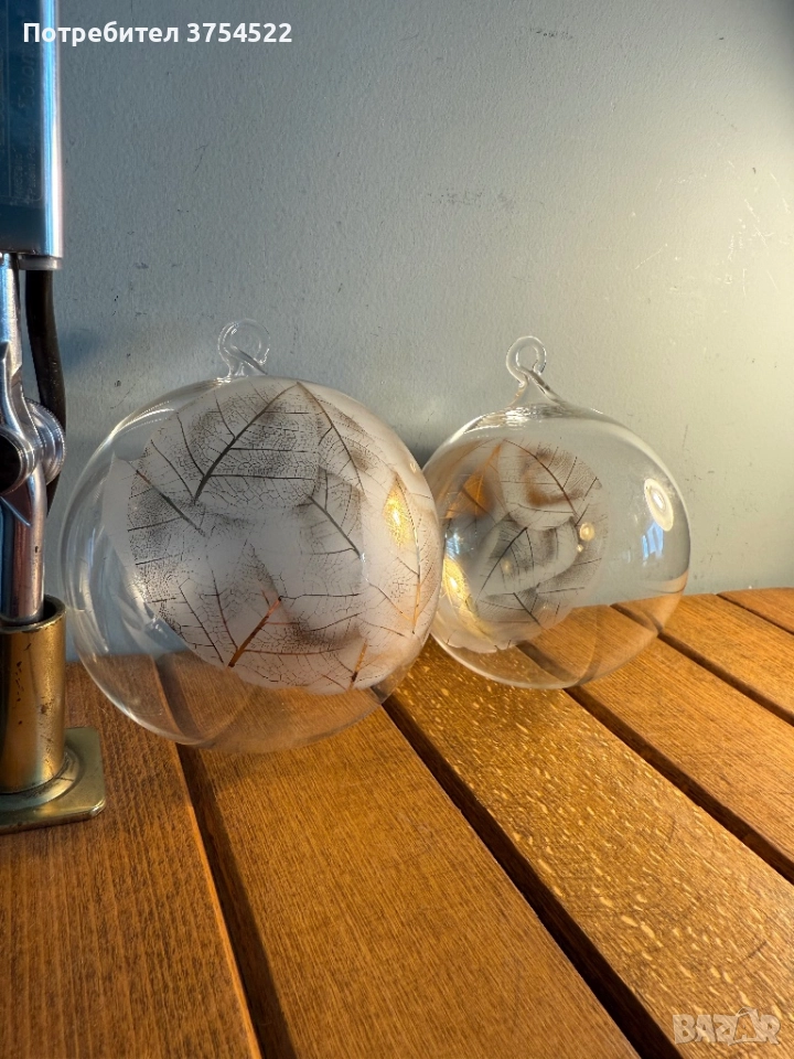 Стъклени топки за елха, снимка 1