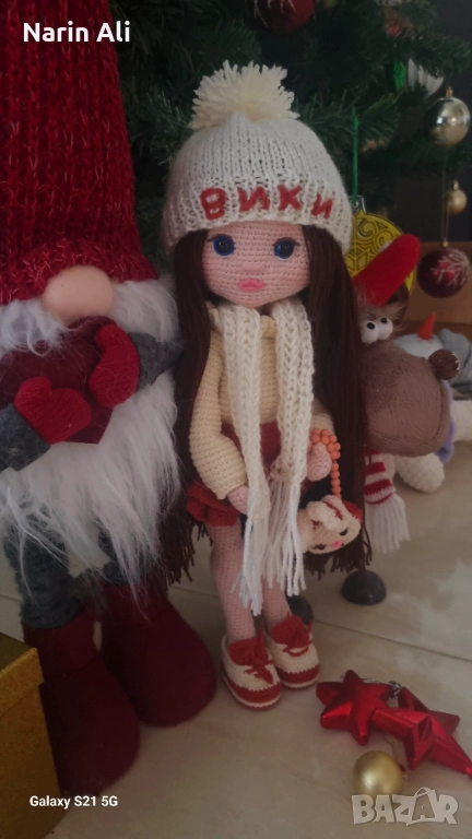  Ръчно плетена кукла, снимка 1
