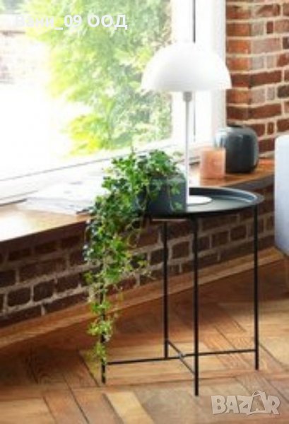 Стоманена помощна масичка/цветарник, снимка 1