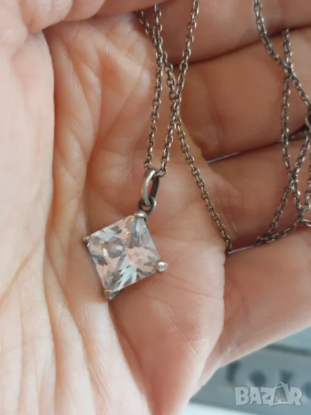 Сребърно колие 925, снимка 1