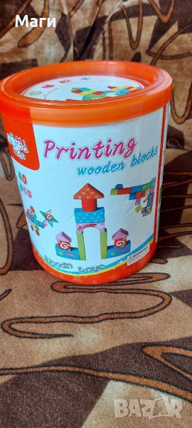 Детски дървен строител, снимка 1