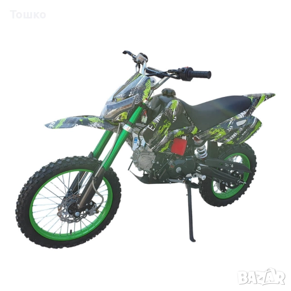 Бензинов кросов мотор EcoWay D7-10 Двигател: 125CC(7KW), 4F/N/R, 4-тактов бензинов, едноцилиндров, снимка 1