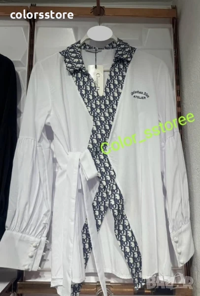 Дамска бяла риза Cristian Dior/IM14w, снимка 1
