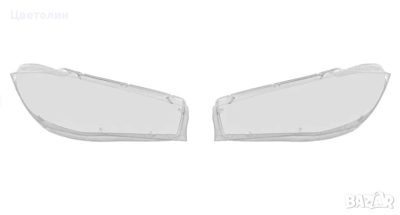 Комплект Стъкла за фар фарове BMW X5 X6 F15 F16 ляво и дясно stykla, снимка 1