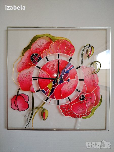 ръчно рисуван часовник (2), снимка 1