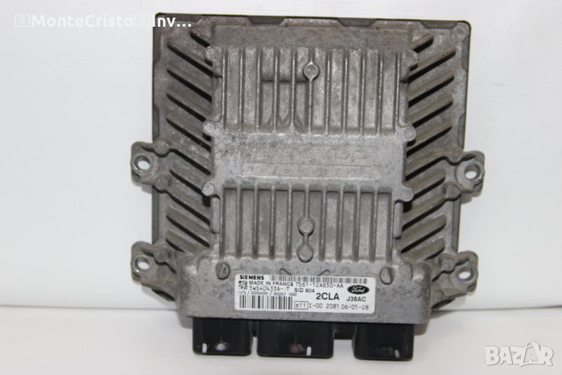 Компютър Ford Fiesta (2002-2008г.) 7S61-12A650-AA / 7S6112A650AA / 5WS40433A-T / 5WS40433AT SID 804, снимка 1
