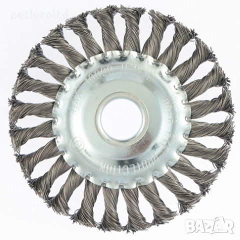 Четка телена с усукани плитки Ф 125 мм , снимка 1