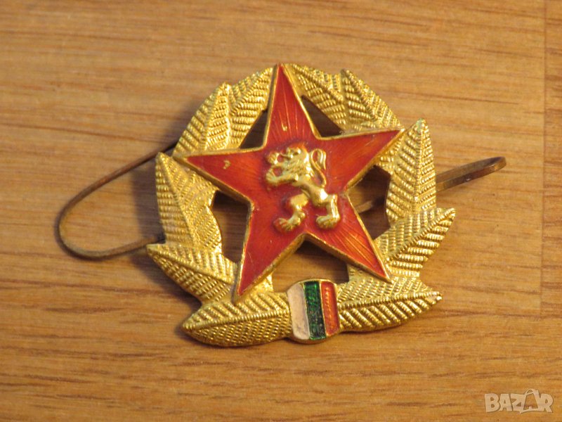 Соц кокарда военноморски сили Българска армия военна армейска, снимка 1