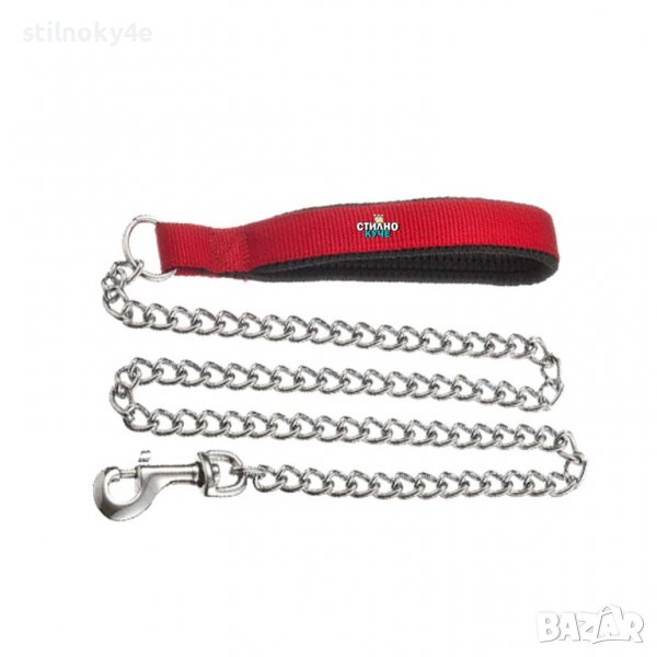 Синджир/Повод за куче с неопренова подплата на дръжката Синджири/Поводи за кучета Кучешки синджир, снимка 1