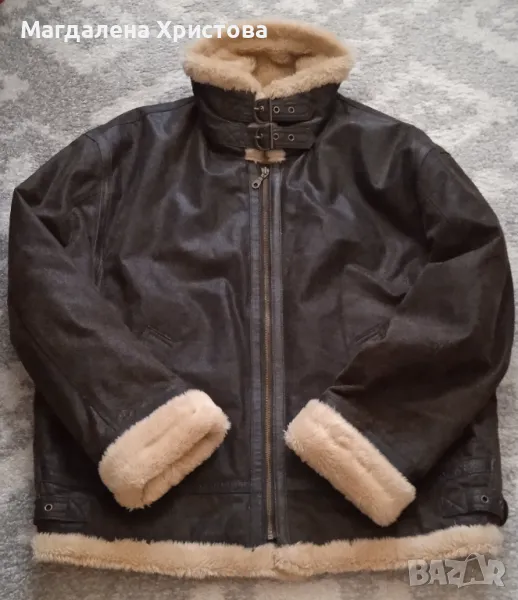 Мъжко яке естествена кожа HENRY MORELL, снимка 1