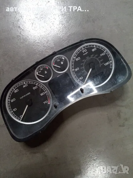 Уредно табло (километраж) за Пежо 307 2001г. Бензин Английско, снимка 1