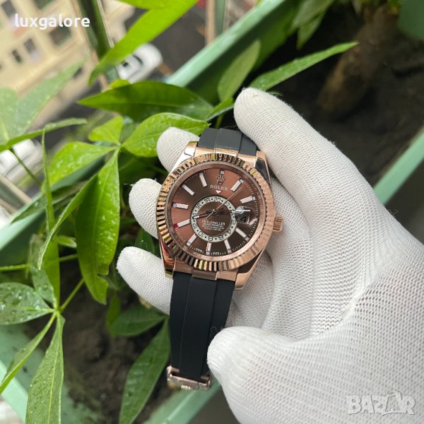Мъжки часовник Rolex Rolex Sky-Dweller Brown с автоматичен механизъм, снимка 1