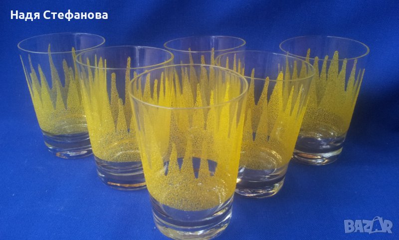 Ретро чашки за концентрат, цветна посипка 6 бр, снимка 1