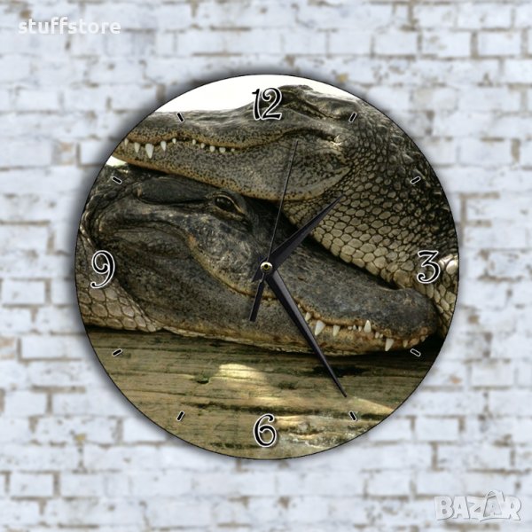 Стенен Часовник - Алигатори Крокодили, снимка 1