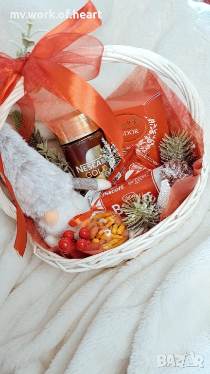 Подаръчна Коледна кошница , снимка 1