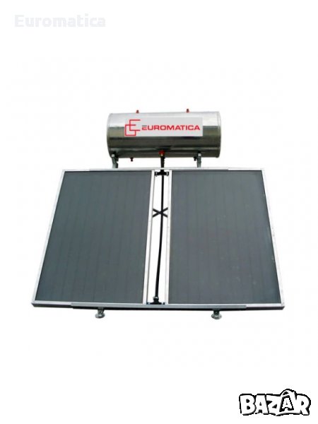 Слънчев бойлер 300L с колектор 2 бр. x 2.00m2 - затворена система, снимка 1