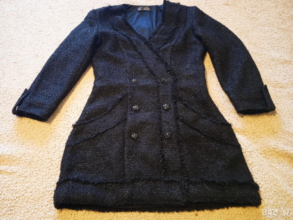 РОКЛЯ/БЛЕЙЗЪР от туид ZARA – XS, снимка 1