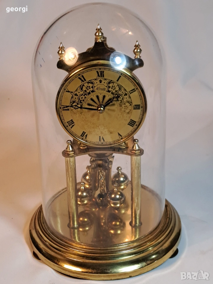 немски механичен 400 дневен часовник Kundo, снимка 1