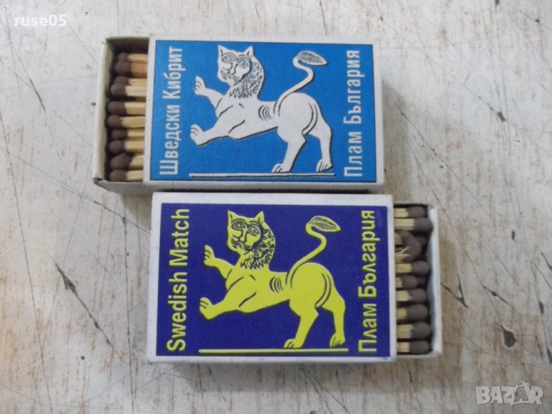 Лот от 2 бр. кибрита "Плам България", снимка 1