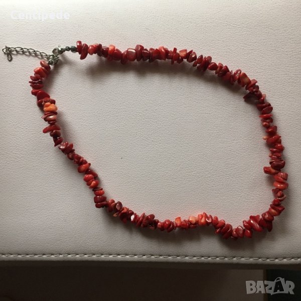 Колие от естествен червен корал, снимка 1