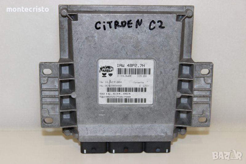 Моторен компютър ECU Citroen C2 (2003-2010г.) IAW 48P2.7H / IAW48P27H / 9655756780, снимка 1