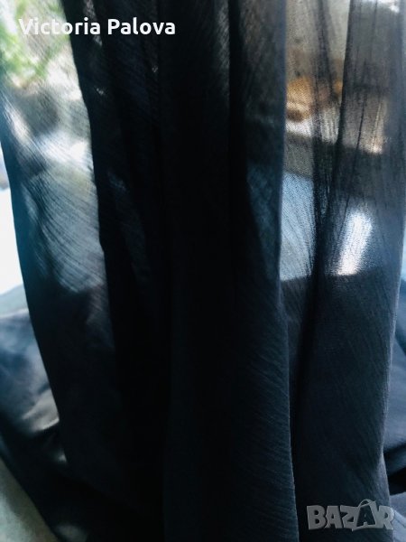 Голям копринен шал 240см на 90см, снимка 1