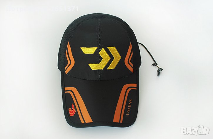 Слънцезащитна шапка Daiwa с щипка за закрепване към дрехите, снимка 1