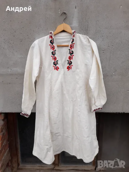 Старинна Женска кенарена риза за носия #9, снимка 1