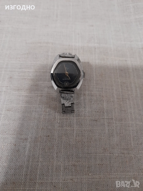 АВТОМАТИЧЕН ЧАСОВНИК ОТ СССР Луч С ДАТА ДАМСКИ РАБОТЕЩ, снимка 1