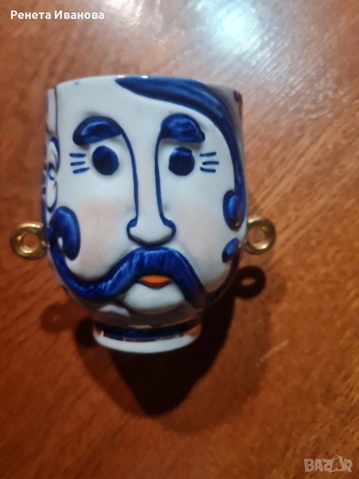 Прекрасна стара руска порцеланова чаша, снимка 1