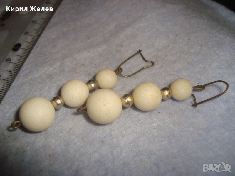 СТАРИ ВИНТИДЖ ОБЕЦИ с МЕСИНГОВИ ЗАКАЧАЛКИ ТОПЧЕСТИ СТИЛНИ 5555, снимка 1