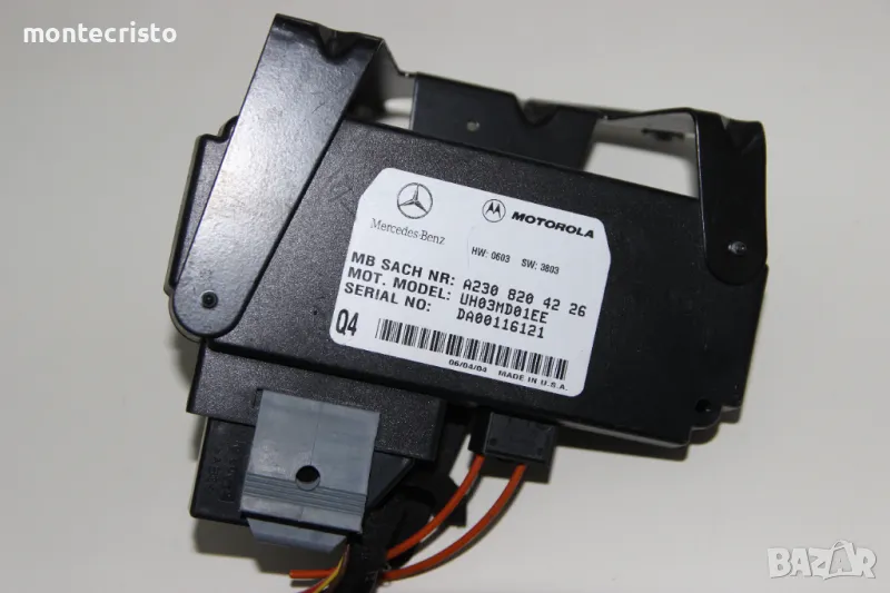 Модул телефон Mercedes ML W163 (1998-2005г.) Motorola A2308204226 / A230 820 42 26 Q4, снимка 1