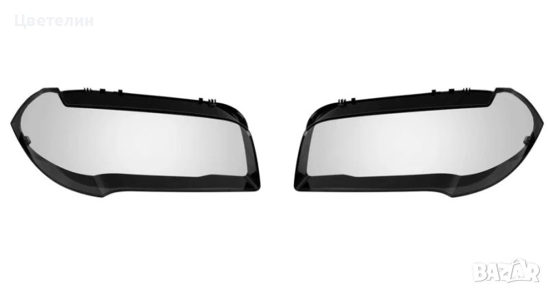 Комплект Стъкла за фар фарове BMW X3 E83 ляво и дясно stykla, снимка 1