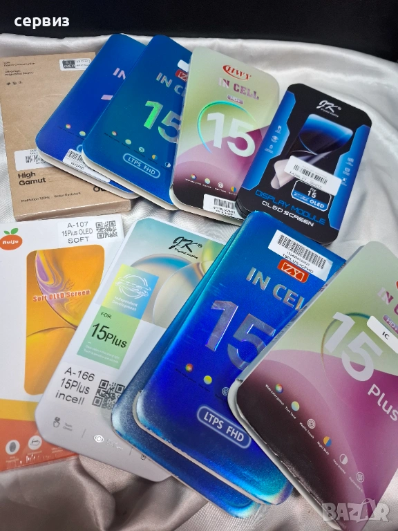 Дисплей за Iphone 15 ,15 Plus Дисплей + Тъч скрийн, снимка 1
