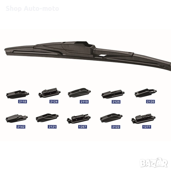 Чистачка задна Automat - с 10 адаптора, Универсална, 14'' 350мм, снимка 1