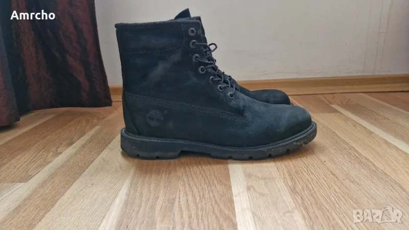 Велурени ботуши Timberland (44), снимка 1
