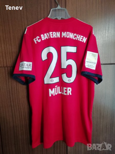 Bayern Munich Muller #25 Adidas XL оригинална тениска фланелка Байерн Мюнхен Томас Мюлер , снимка 1