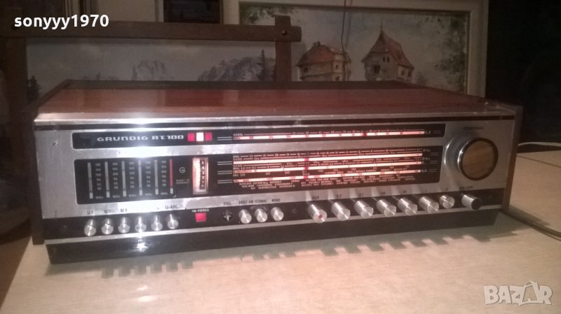GRUNDIG TYPE RT 100-TUNER-РЕТРО КОЛЕКЦИЯ-ВНОС ХОЛАНДИЯ, снимка 1